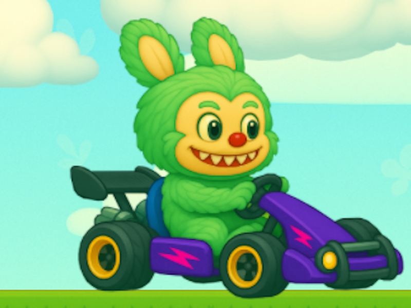 Xogo LABUBU GOKART en liña