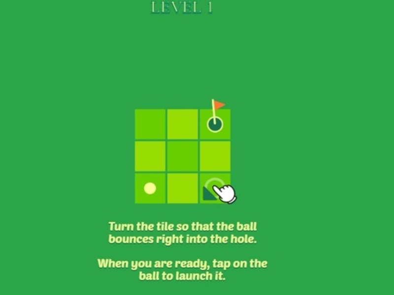 Xogo Puzzle de golf en liña