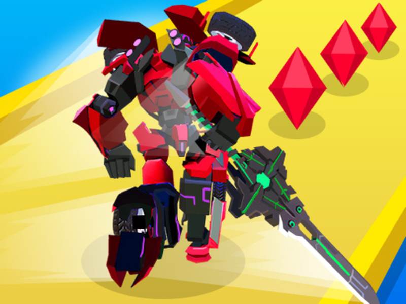 Xogo Fight Runner Robot en liña