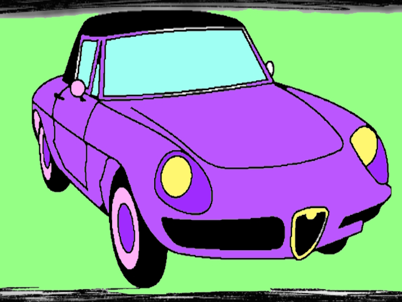 Xogo Colorear Alfa Romeo en liña