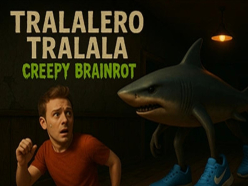 Xogo Tralalero Tralala Brainrot espeluznante en liña