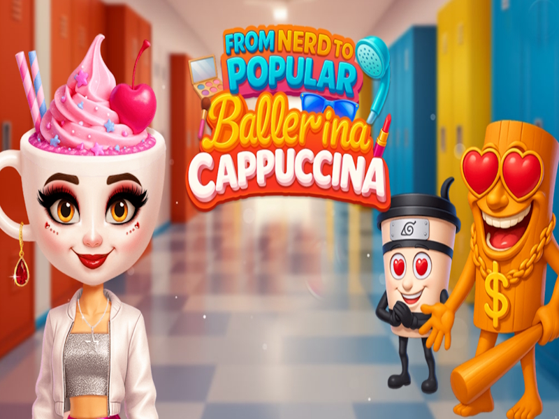 Xogo De nerd á popular bailarina capuccina en liña