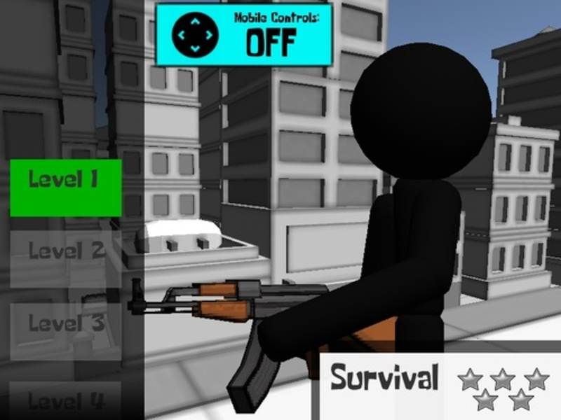 Xogo Stickman Gun Shooter 3D en liña