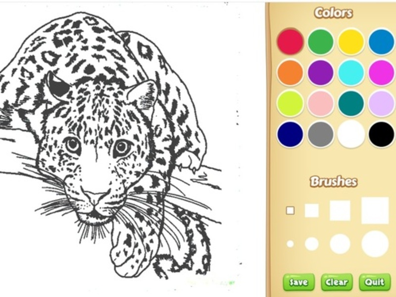 Xogo Libro para colorear animais realistas para nenos en liña