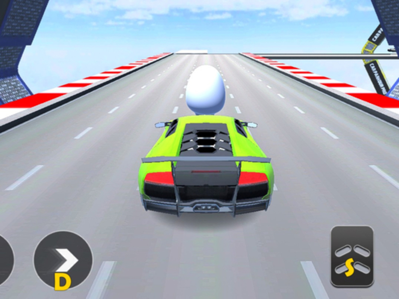 Xogo Acrobacias de coches extremos de Eggdog en liña