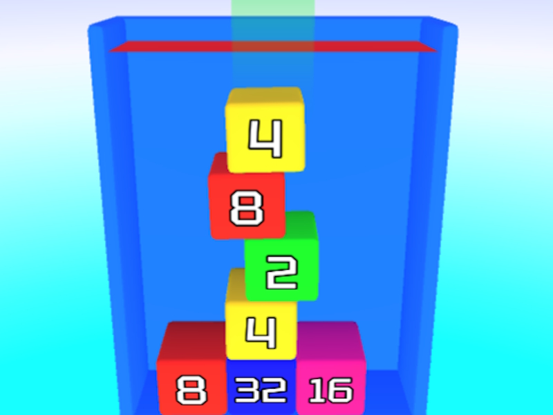 Xogo 2048 3D: Cubos de fusión en liña