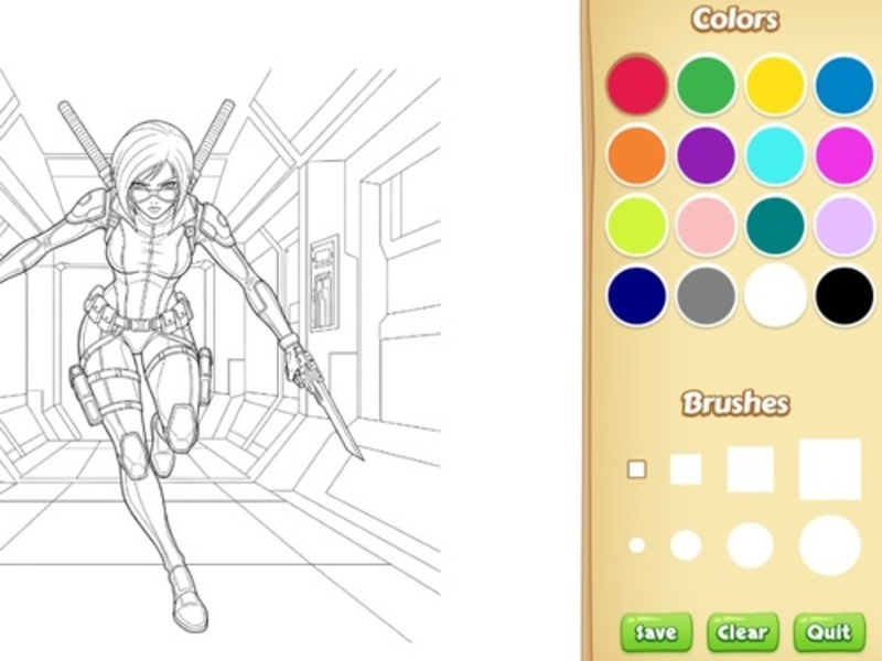 Xogo Libro para colorear perverso para nenos en liña
