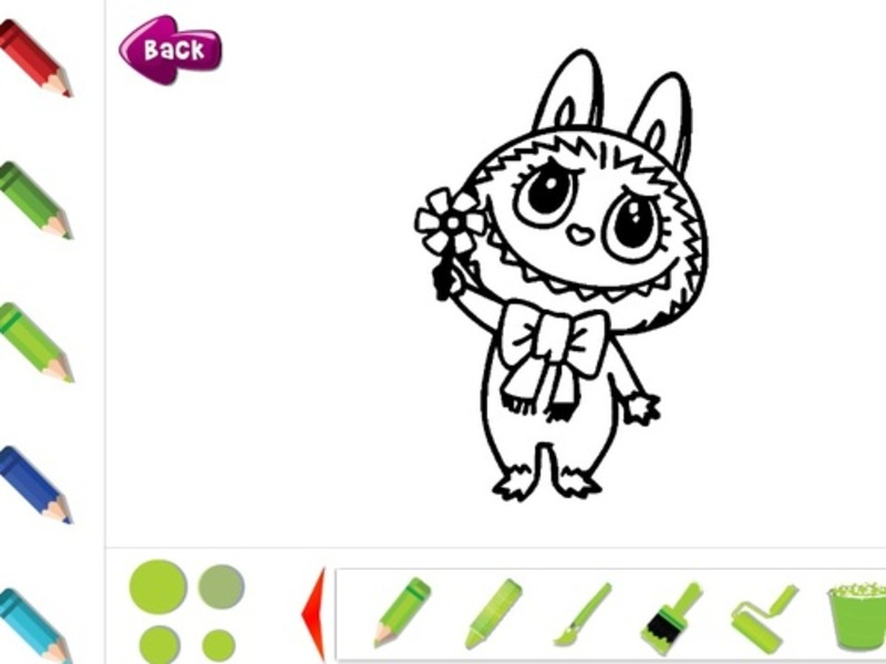 Xogo Páxinas para colorear Labubu en liña