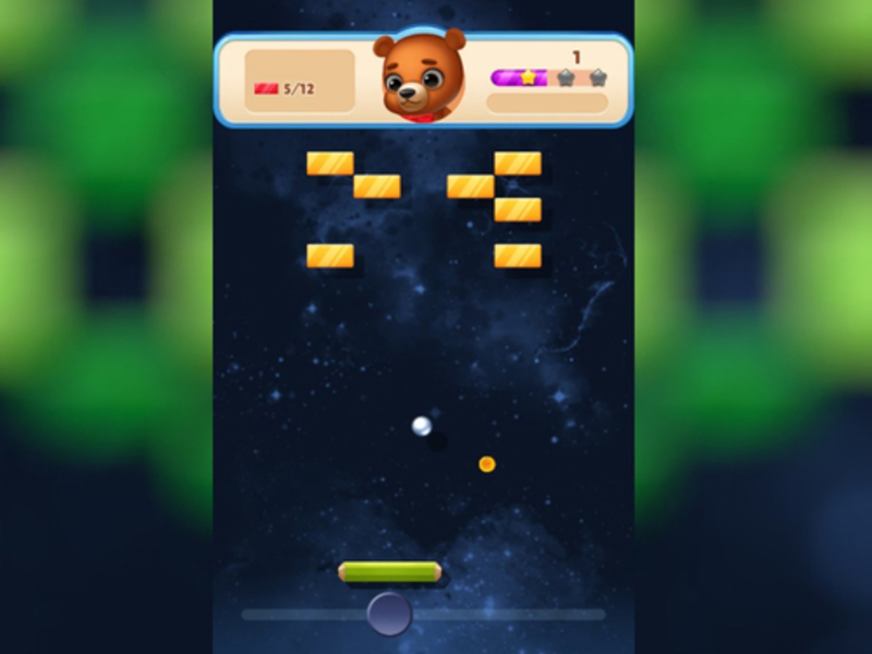 Xogo Toy Space Bricks Breaker en liña