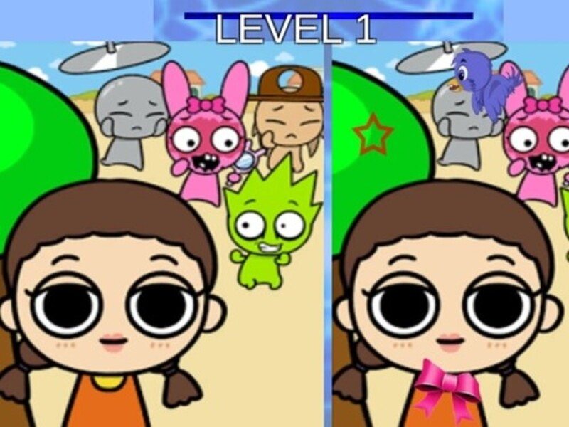 Xogo Diferencia de xogo Sprunki e Squid en liña