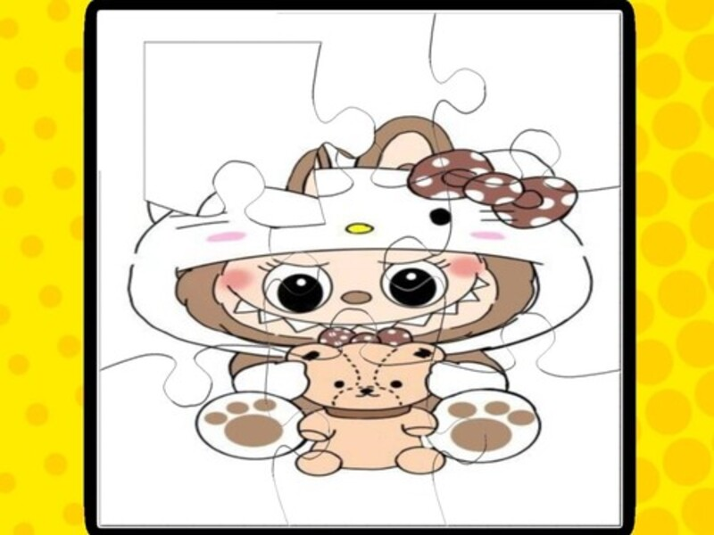 Xogo Labubu Jigsaw Puzzles for Kids Game en liña