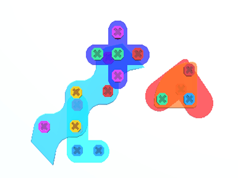 Xogo Puzzle de parafuso e parafusos 3D en liña
