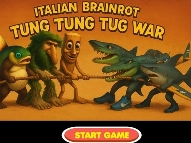 Xogo Italiano Brainrot Tung Tung Tug War War en liña