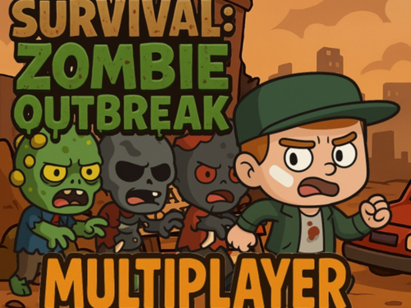 Xogo Multijugador de brote de zombies de supervivencia en liña