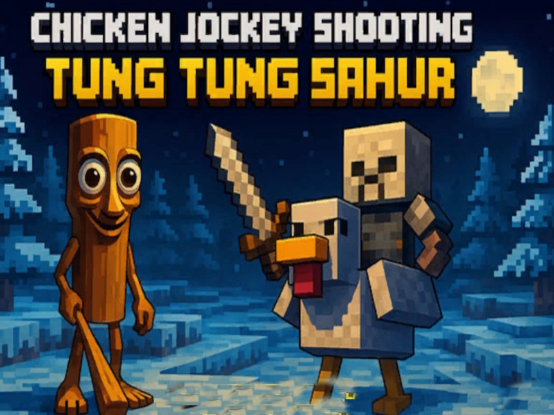 Xogo Jockey de polo tiro con tung tung sahur en liña