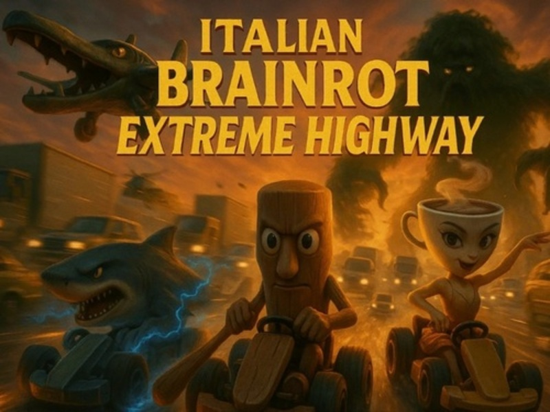 Xogo Vía extrema de Brainrot italiano en liña
