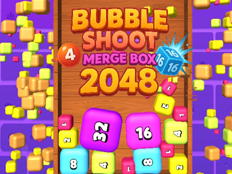 Xogo Caixa de fusión de burbullas 2048 en liña