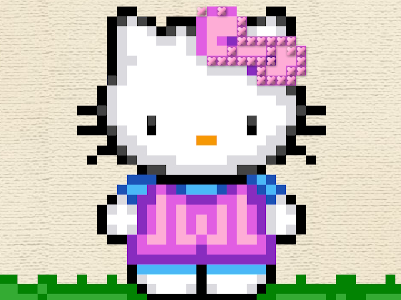 Xogo Hello Kitty Cross Stitch en liña