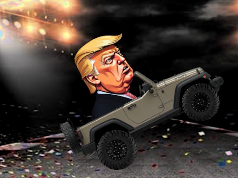 Xogo Trump Wheelie Challenge en liña