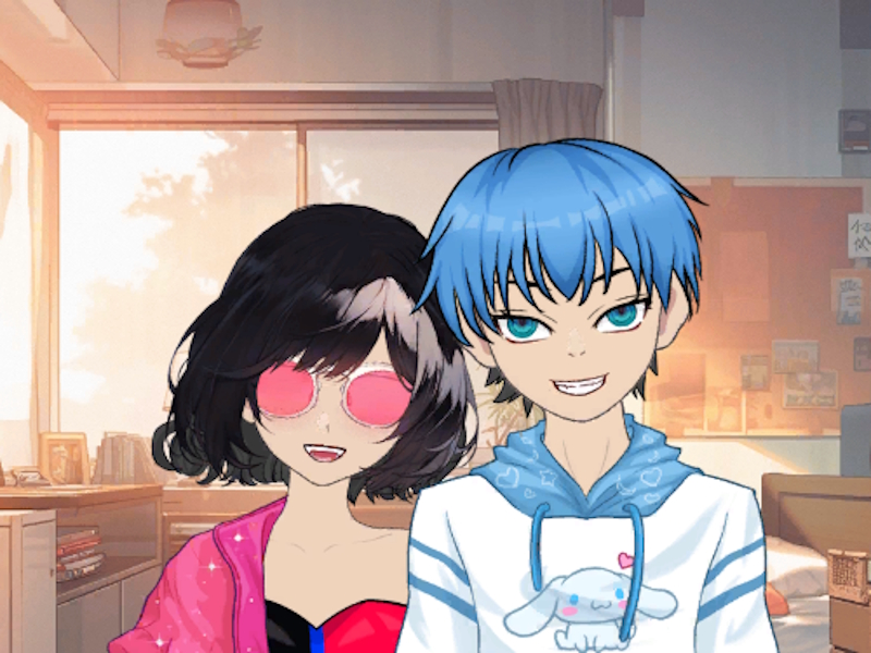 Xogo Parella de anime: fabricante de avatar en liña