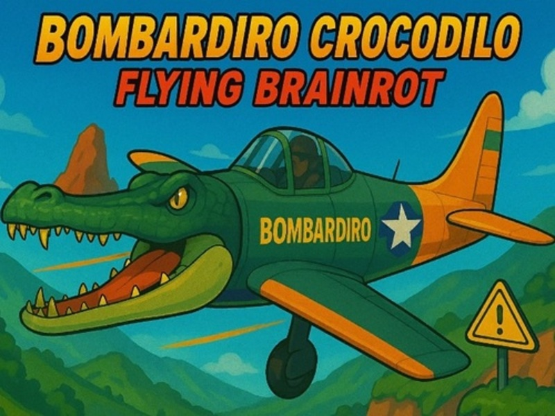 Xogo Bombardiro Crocodilo Flying Brainrot en liña