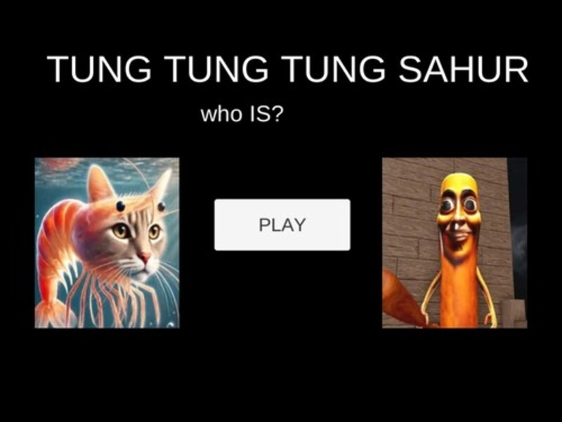 Xogo Tung Tung Tung Sahur Quen é? en liña