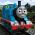 A locomotora de vapor Thomas  en liña